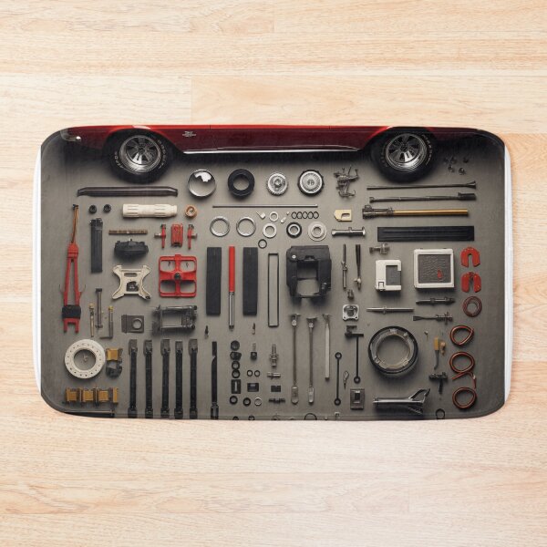 Item preview, 1967 Camaro Classic Car Knolling Craft designed and sold by StefNomadLife.