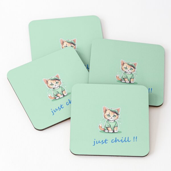 Item preview, Chill Kitty designed and sold by Nuvio Designs.