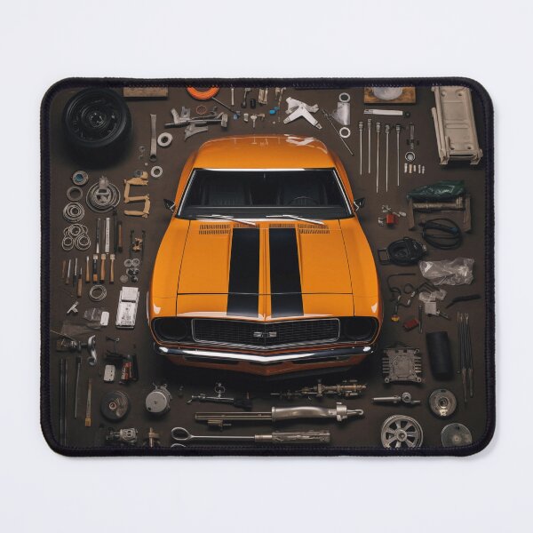 Item preview, 1967 Camaro Classic Car Knolling Craft designed and sold by StefNomadLife.