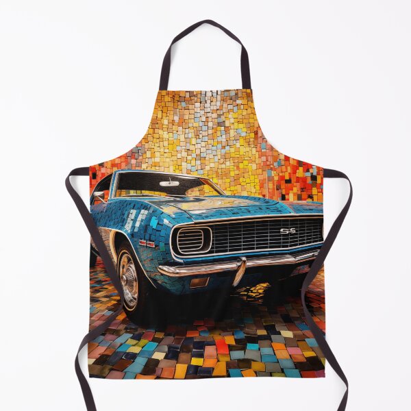 Artikelvorschau, 1967 Camaro Classic Car Mix Media Mosaike entworfen und verkauft von StefNomadLife.