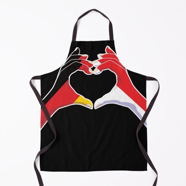 Item preview, Indonesia Indonesian Germany German Love Heart Peace designed and sold by FlagX.