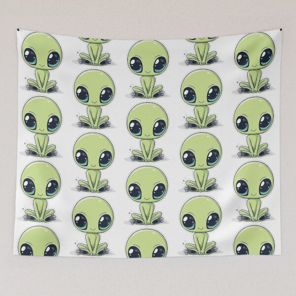 Item preview, Cute Chibi Style Alien designed and sold by matdiazl.