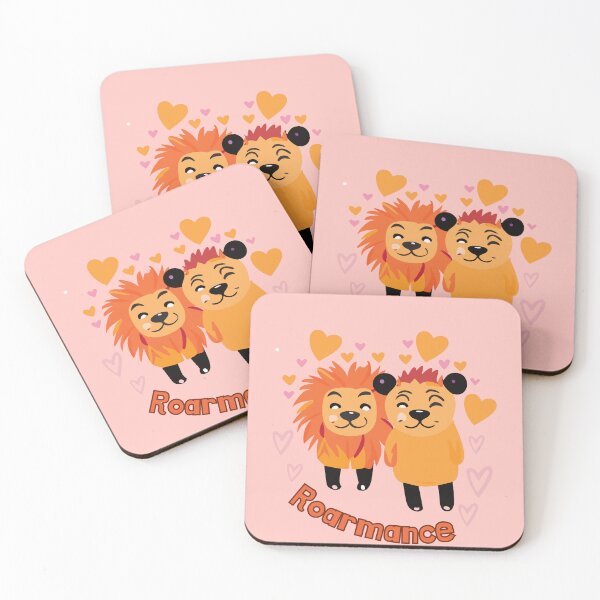 Item preview, Roarmance Cute Lions Pink designed and sold by FocalFrenzy.