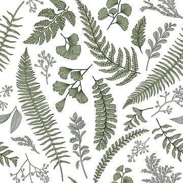 Artwork thumbnail, Spring Leaf Pattern by LeafPH