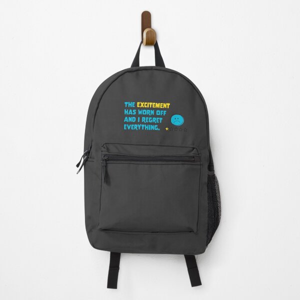 Item preview, The excitement has worn off, and I regret everything. designed and sold by slash-graphics.
