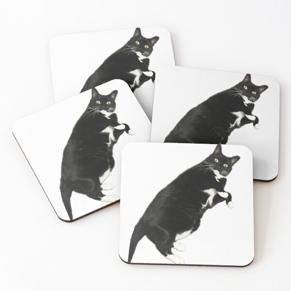 Item preview, funny cat tuxedo cat black and white cute kitten designed and sold by UchihaIndustry.