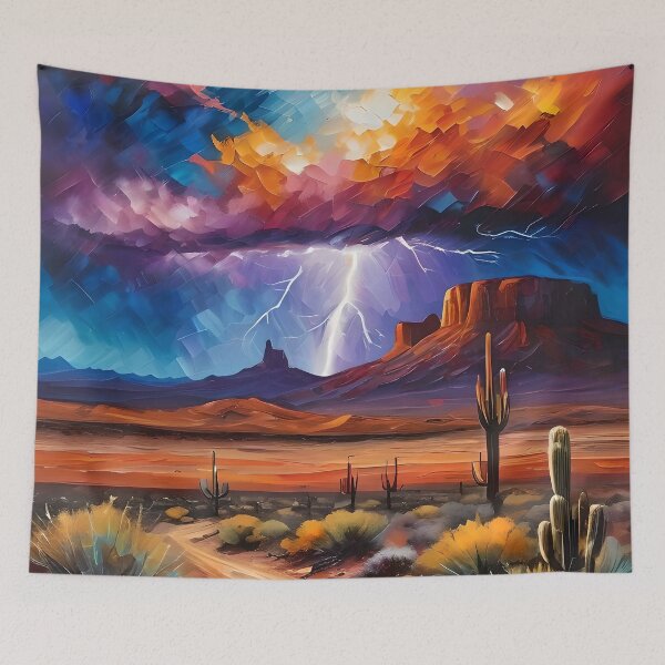 Item preview, Vibrant Thundering Desert Monsoons designed and sold by tobyheward.