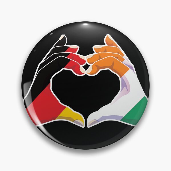 Item preview, Ivory Coast ivorian Germany German Love Heart Peace designed and sold by FlagX.