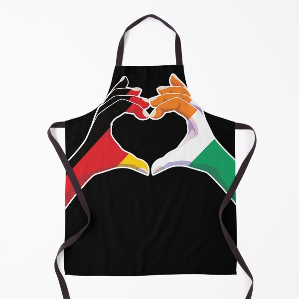 Item preview, Ivory Coast ivorian Germany German Love Heart Peace designed and sold by FlagX.