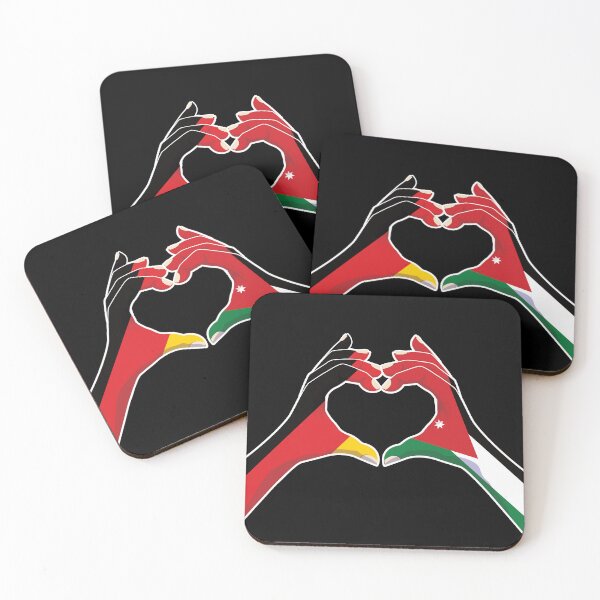 Item preview, Jordanian Jordan Germany German Love Heart Peace designed and sold by FlagX.