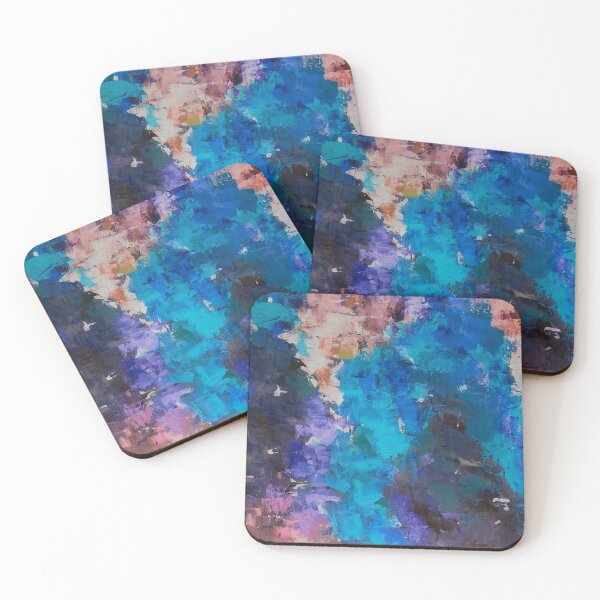 Item preview, Candy Clouds In Caribbean Blue Sky Abstract Painting designed and sold by DEC02.