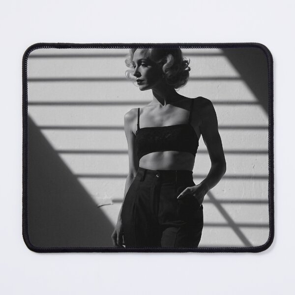 Item preview, Black and white photo of a modern diva designed and sold by Working-Woman.