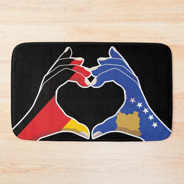 Item preview, Kosovo Kosovar Kosovan Germany German Love Heart Peace designed and sold by FlagX.