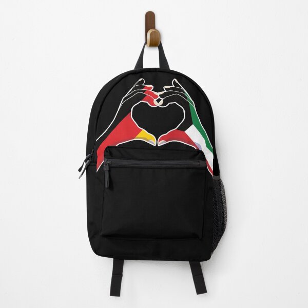 Item preview, Kuwait Kuwaiti Germany German Love Heart Peace designed and sold by FlagX.
