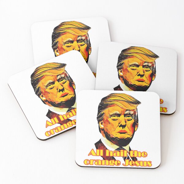 Item preview, All hail the orange Jesus: Funny political satire. designed and sold by JoyOfHopeStore.