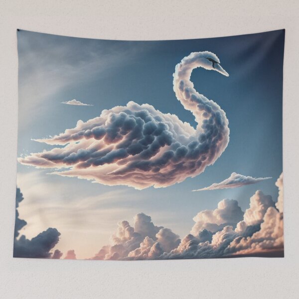 Item preview, Elegance Above - The Cloud Swan designed and sold by Shams-Studio.