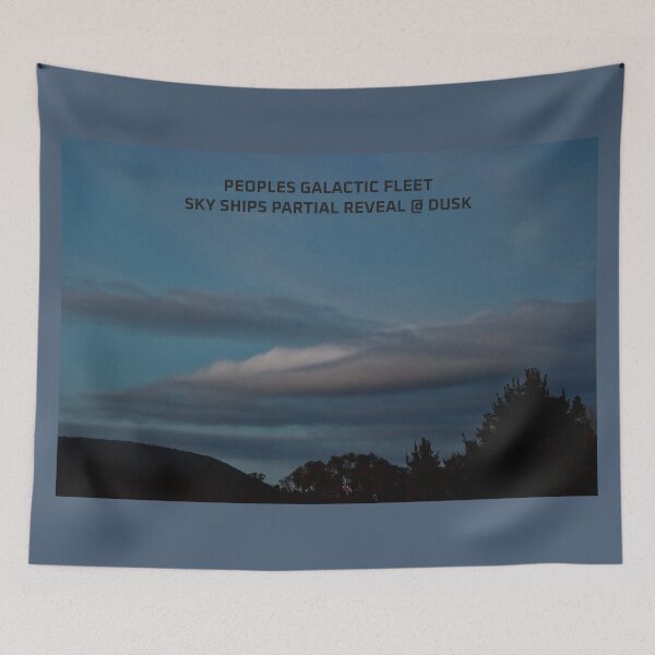 Item preview, GALACTIC ART - SKY SHIPS PARTIAL REVEAL @ DUSK designed and sold by GalacticFleet.
