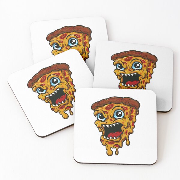 Item preview, Funny angry Pizza Slice Monster designed and sold by Szkicerka.
