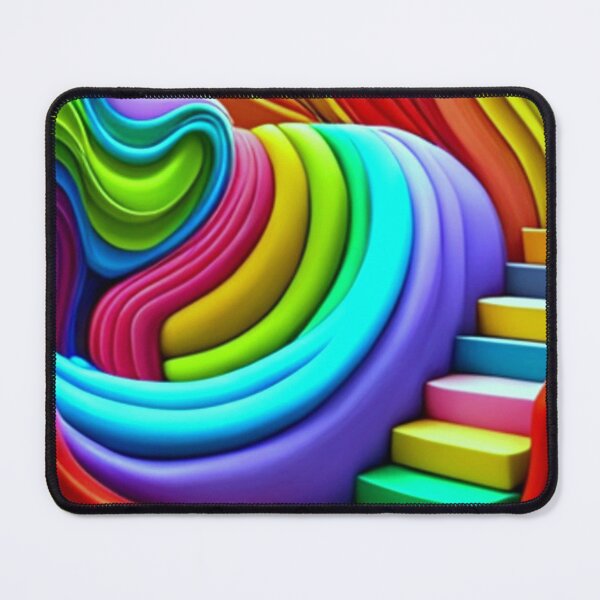 Item preview, Cheerful Rainbow Play-Dough Staircase designed and sold by Walls & Time.