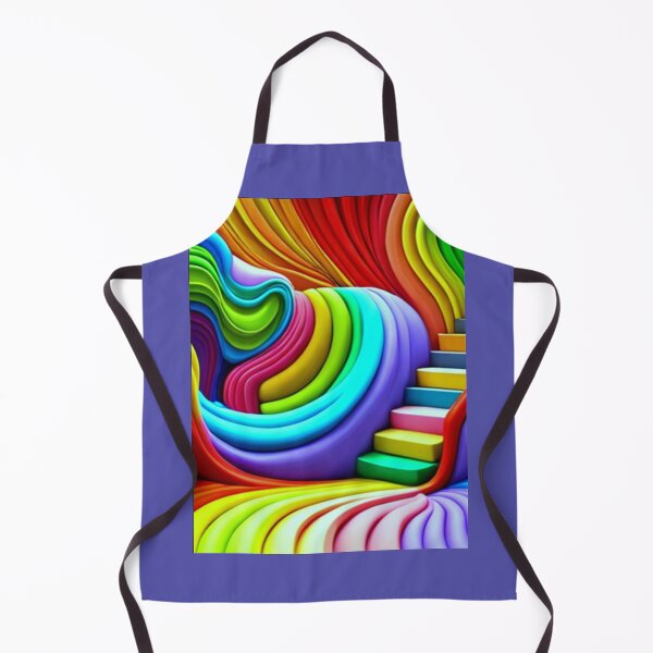 Item preview, Cheerful Rainbow Play-Dough Staircase designed and sold by Walls & Time.