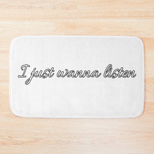 Item preview, I just wanna listen  designed and sold by Aiyinyangart.