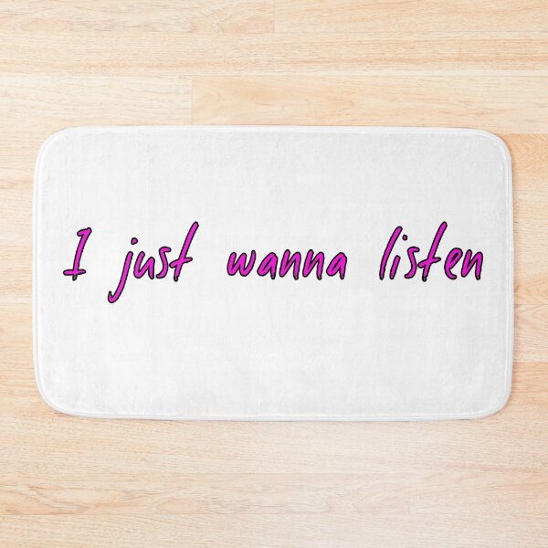 Item preview, I just wanna listen  designed and sold by Aiyinyangart.