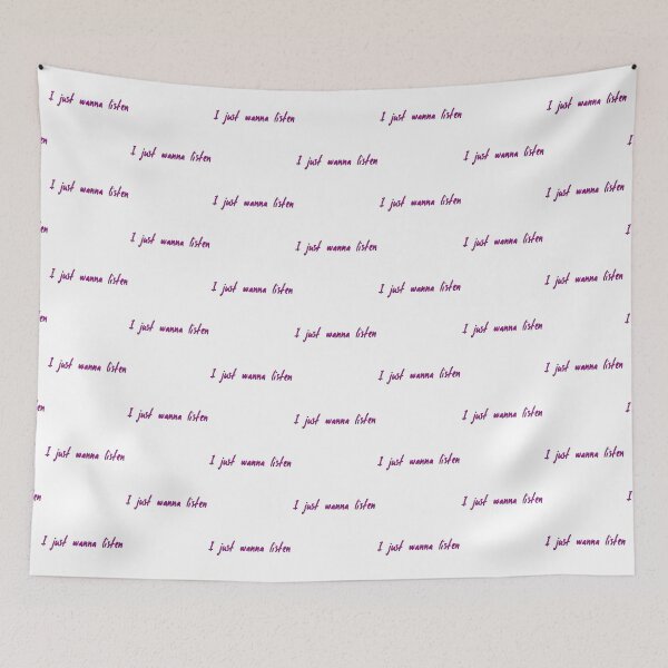 Item preview, I just wanna listen  designed and sold by Aiyinyangart.