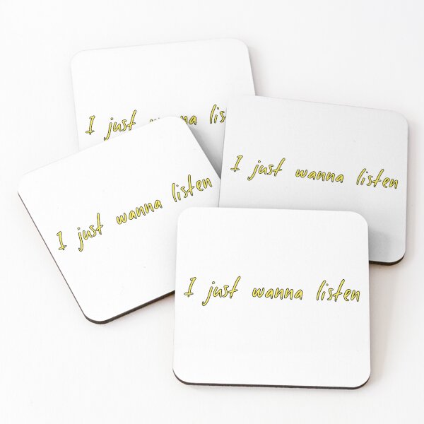 Item preview, I just wanna listen  designed and sold by Aiyinyangart.