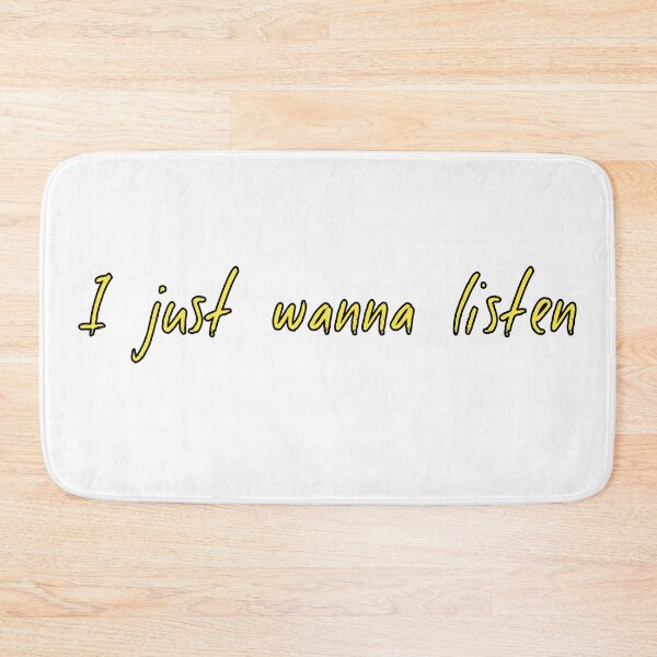 Item preview, I just wanna listen  designed and sold by Aiyinyangart.
