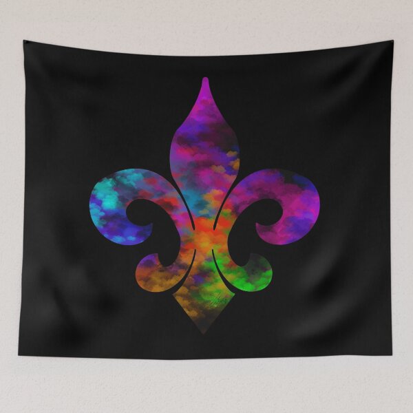Item preview, Rainbow Fleur de lis /Enlarged Design designed and sold by eXo-Designs.