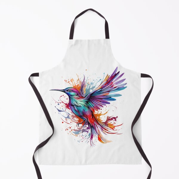 Item preview, Colorful abstractional bird with splash of paint designed and sold by Szkicerka.