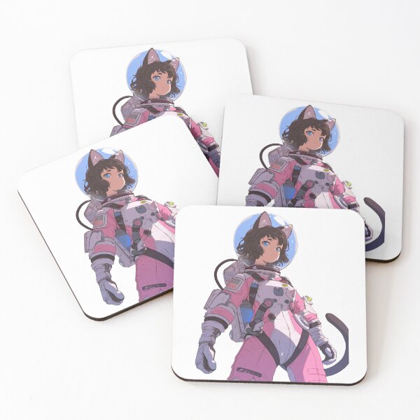 Item preview, Anime Astronaut Girl with Cat Features designed and sold by kitidach-create.