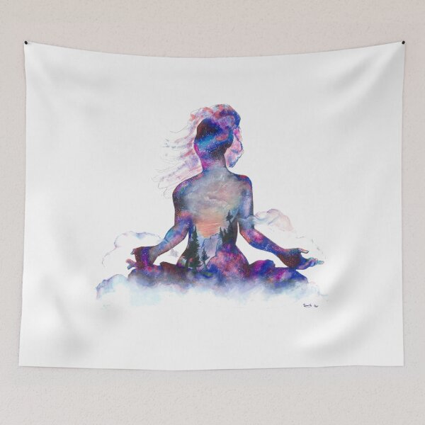 Item preview, Meditating Mother Nature designed and sold by Brooke Searle.