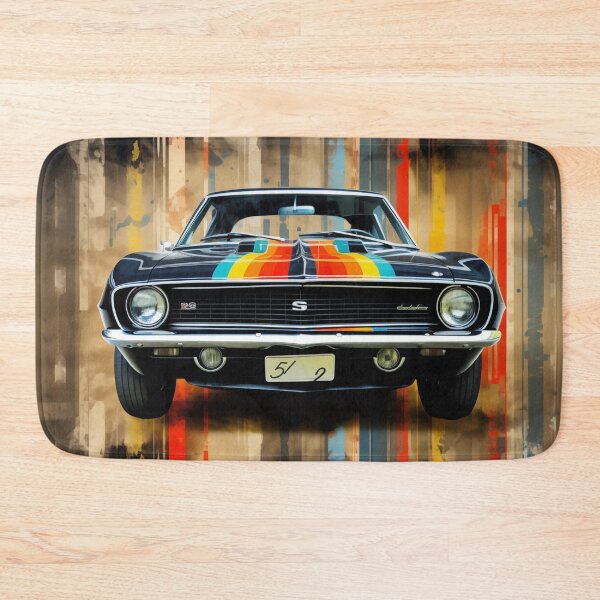 Item preview, 1967 Camaro Classic Car Barcode Digital Print designed and sold by StefNomadLife.