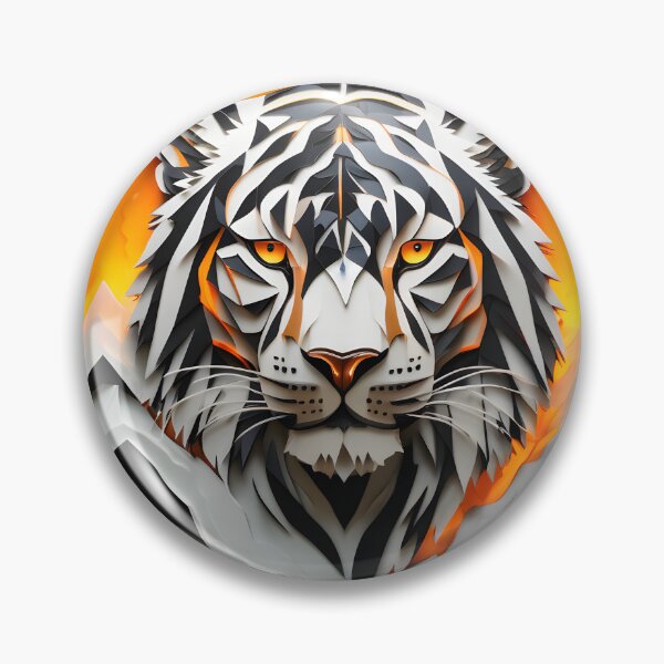 Item preview, Geometric tiger polygon art designed and sold by Cardsurveyors.