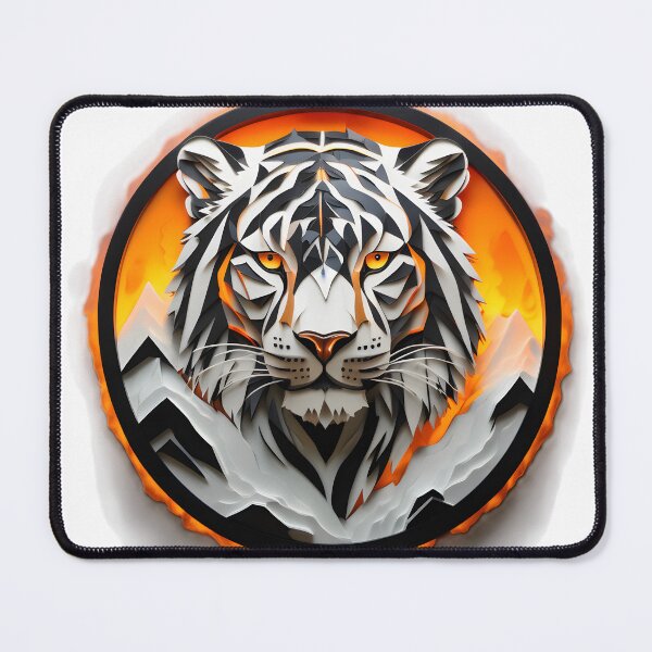 Item preview, Geometric tiger polygon art designed and sold by Cardsurveyors.