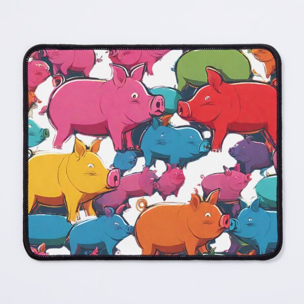 Item preview, Pigs-colourful mixed designed and sold by Andykinoz.