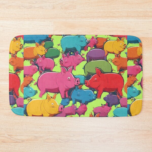 Item preview, Pigs-colourful mixed designed and sold by Andykinoz.
