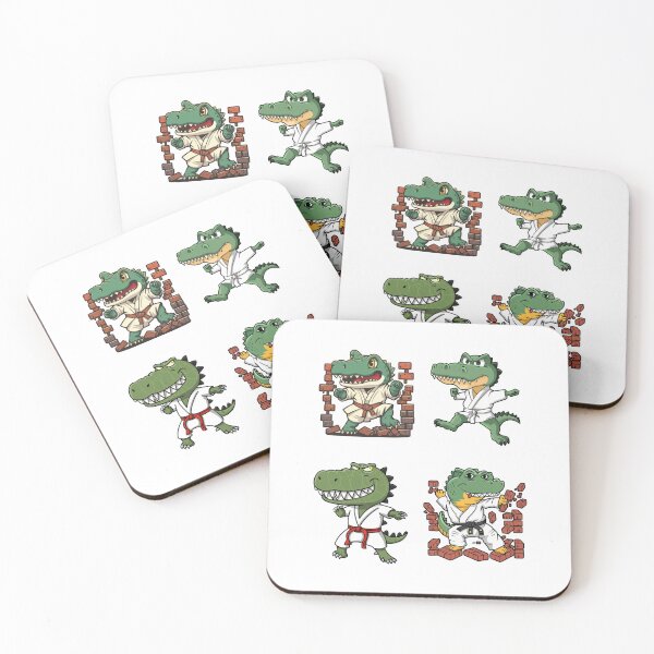 Item preview, karate crocodile walls destroyers designed and sold by bukajart.
