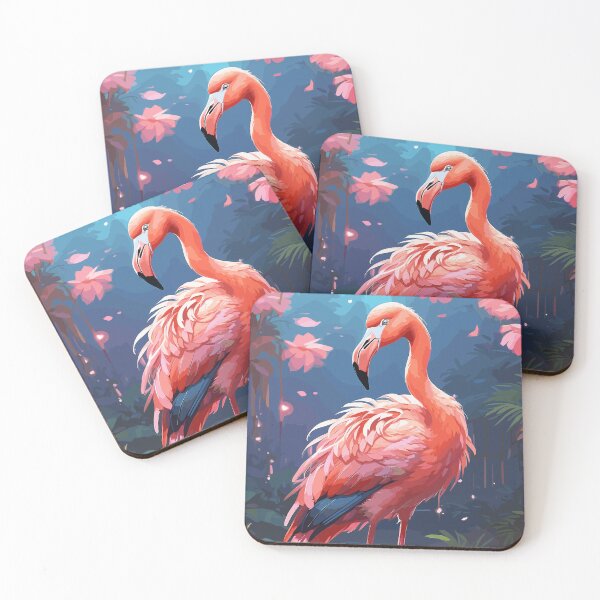 Item preview, Stunning Tropical Flamingo designed and sold by Vector Scout Lab.