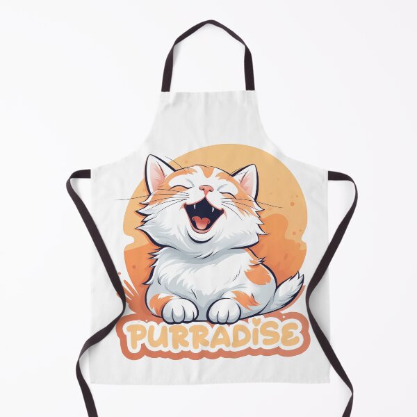 Item preview, Happy laughing cute cat Purradise cat Paradise designed and sold by Szkicerka.