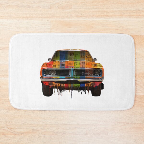 Item preview, 1969 Charger Classic Car Barcode Digital Print designed and sold by StefNomadLife.