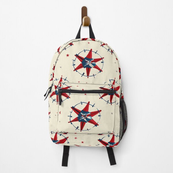 Item preview, Nautical Star Compass - Patriotic Maritime Pattern designed and sold by Nicholas Panek.