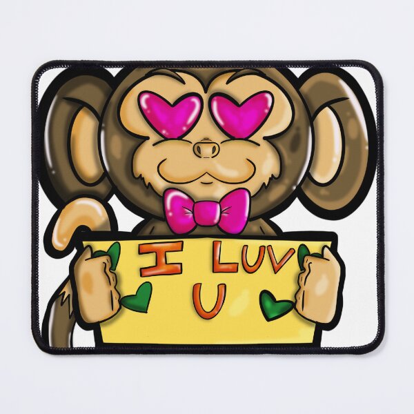 Item preview, I luv u monkey designed and sold by TwistedArtisted.