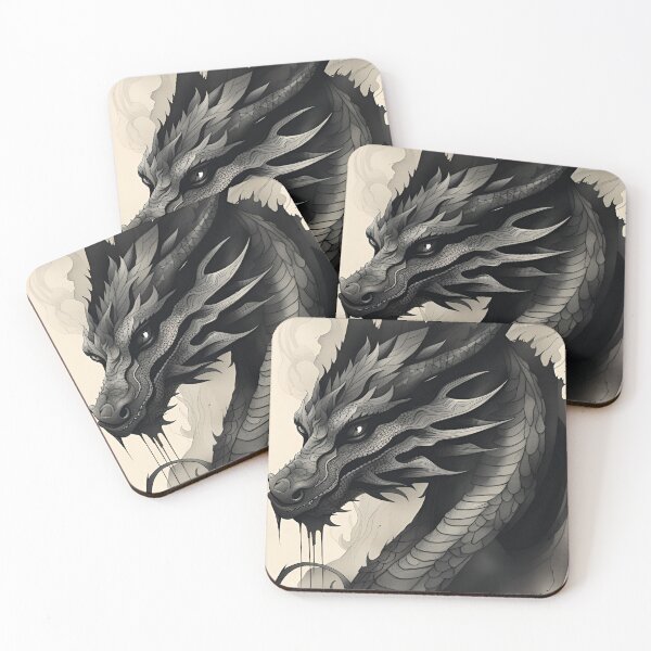 Item preview, Black dragon  designed and sold by Kunika Singh.
