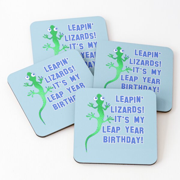 Item preview, LEAPIN LIZARDS ITS MY LEAP YEAR BIRTHDAY   designed and sold by Greenbaby.