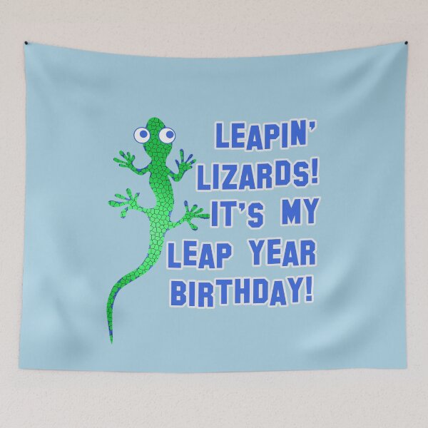 Item preview, LEAPIN LIZARDS ITS MY LEAP YEAR BIRTHDAY   designed and sold by Greenbaby.
