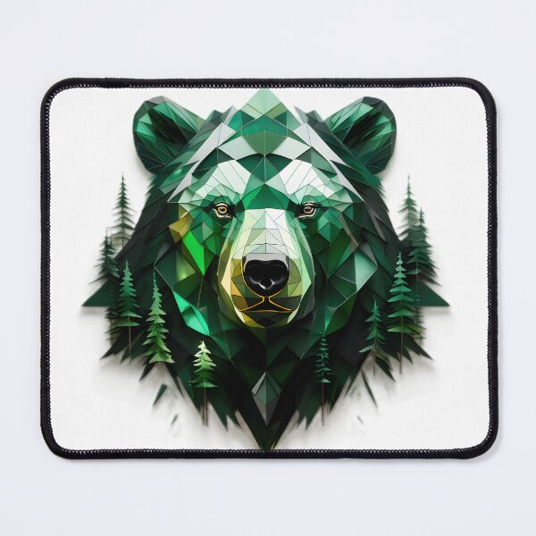 Item preview, Geometric Bear Polygon Art designed and sold by Cardsurveyors.