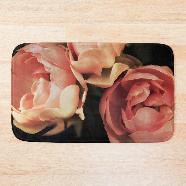 Item preview, Beautiful pink roses flowers on a black background designed and sold by by-jwp.
