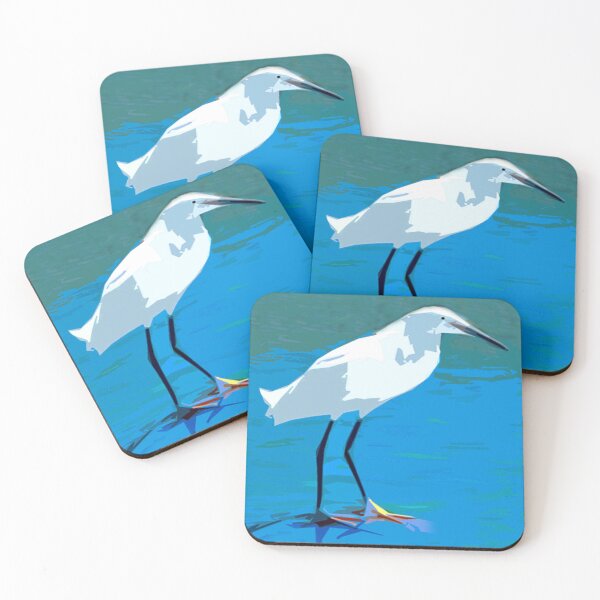 Item preview, Abstract Snowy Egret Bird designed and sold by Carlo Varo.